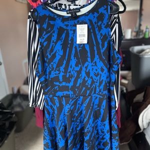 NWT FTF abstract skater dress size 1